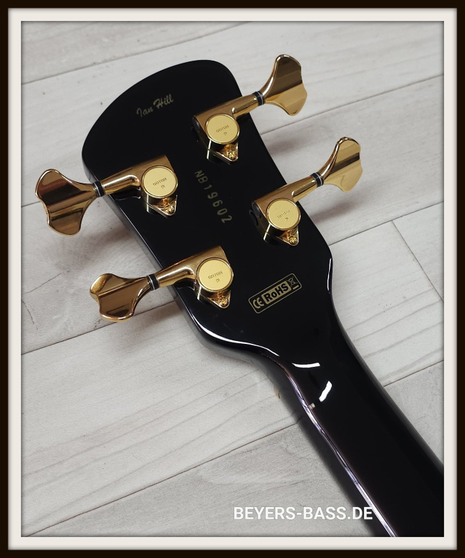 Spector Euro Artist 50th Anniversary Ian Hill, Solid Black, Signature, Limited Edition, 2nd Hand